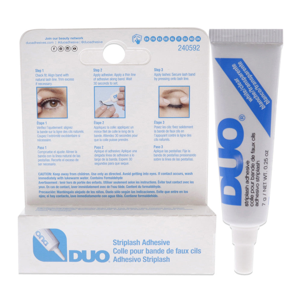 Duo Eyelash Adhesive, Clear White - 0.25 Oz